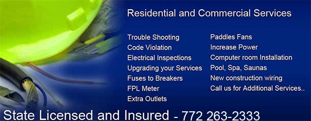 Residential electrical services - Residential & Commercial