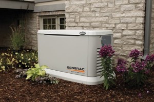 Backup generator by Generac.